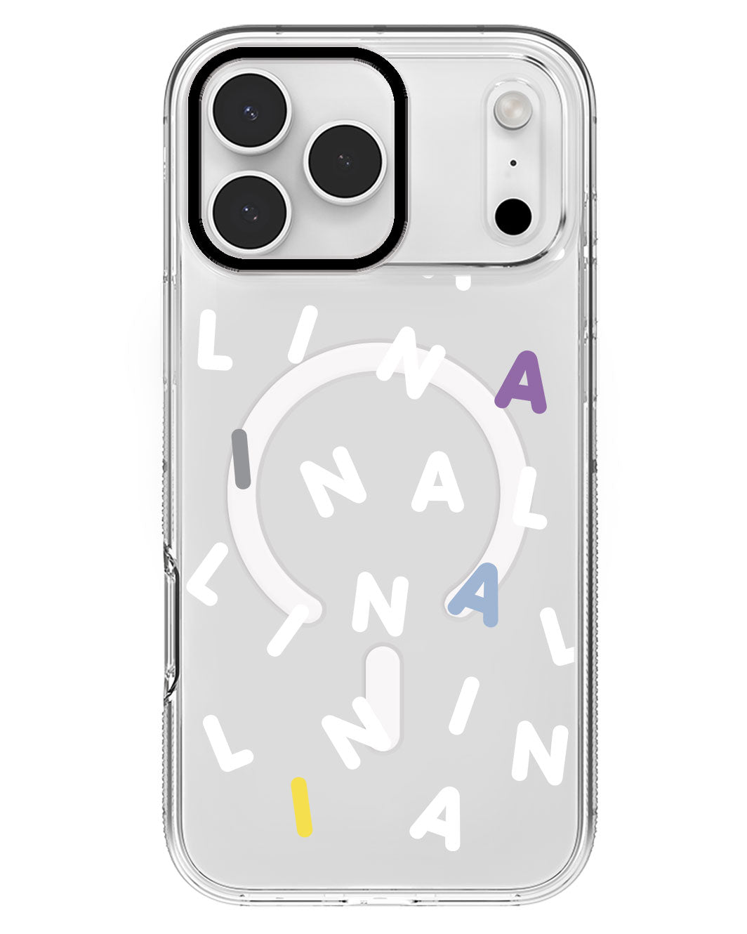 iPhone Rearguard MagSwap - CUSTOM MONOGRAM 2.0 White