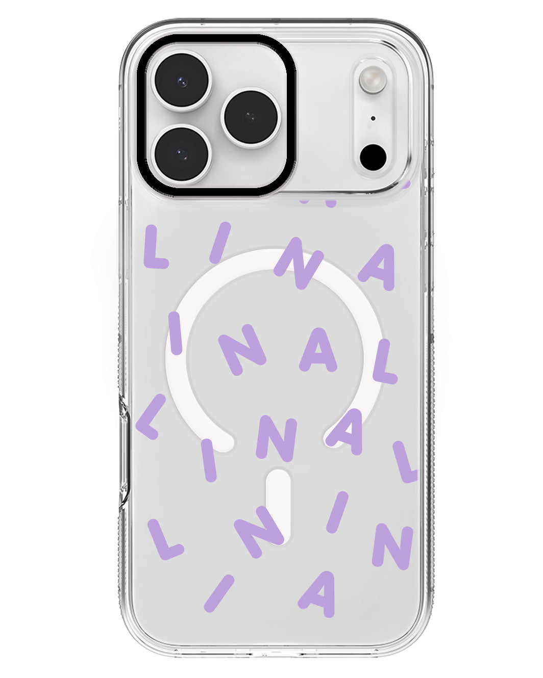 iPhone Rearguard MagSwap - CUSTOM MONOGRAM 2.0 Lilac