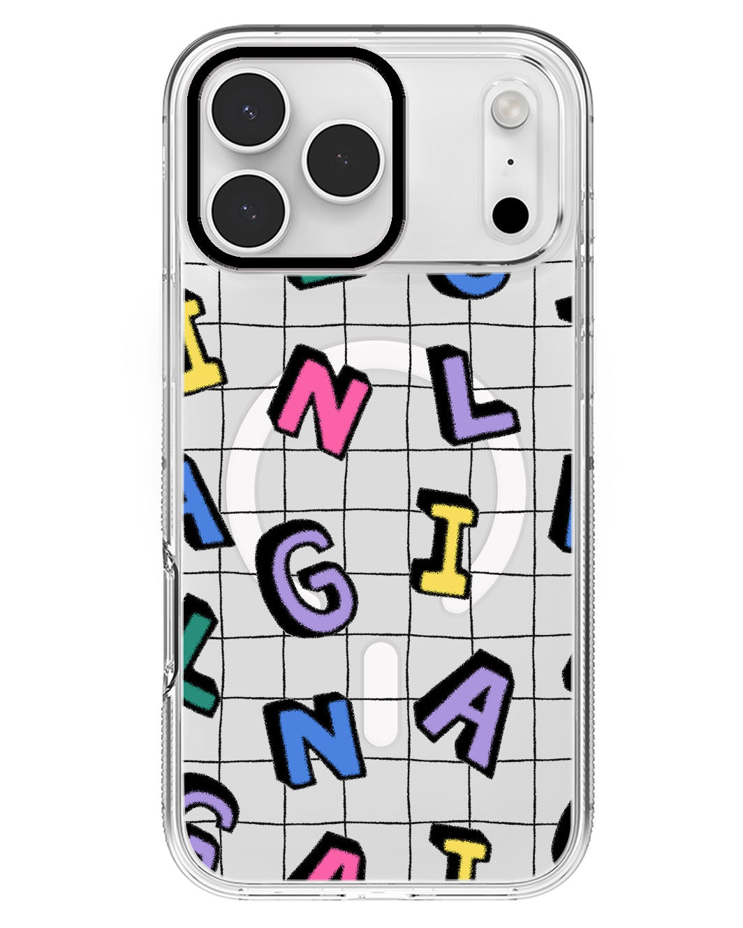 iPhone Rearguard MagSwap - Playful Monogram 2.0