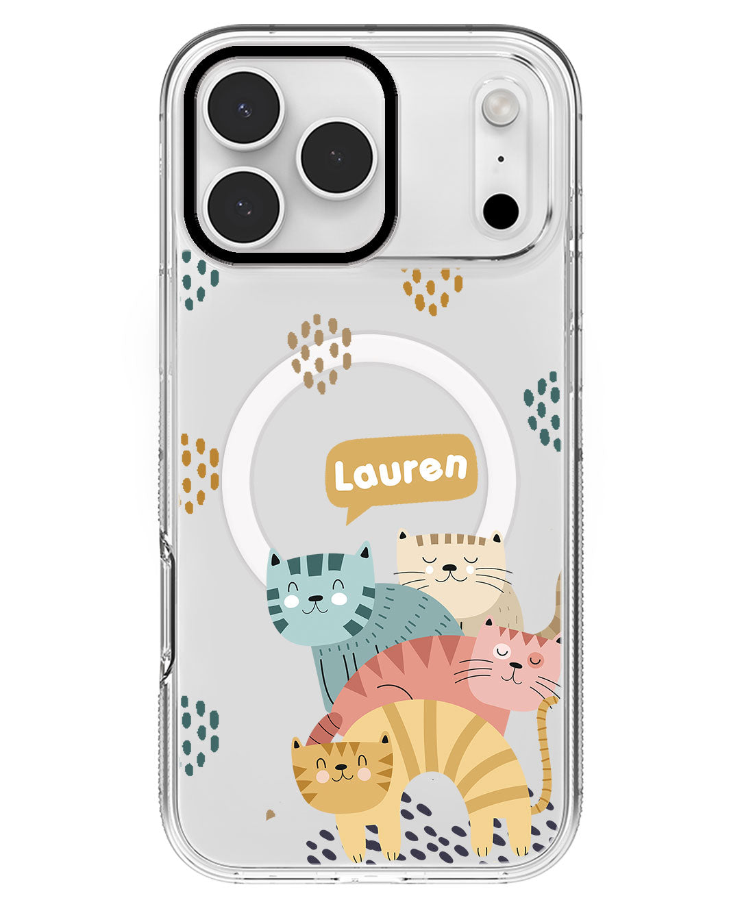 iPhone Rearguard MagSwap - Rainbow Meow 2.0