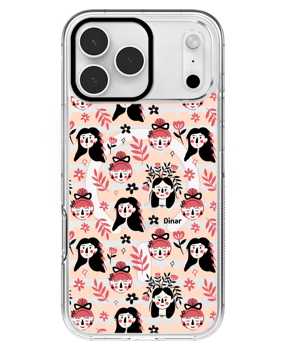 iPhone Rearguard MagSwap - Flowery Faces