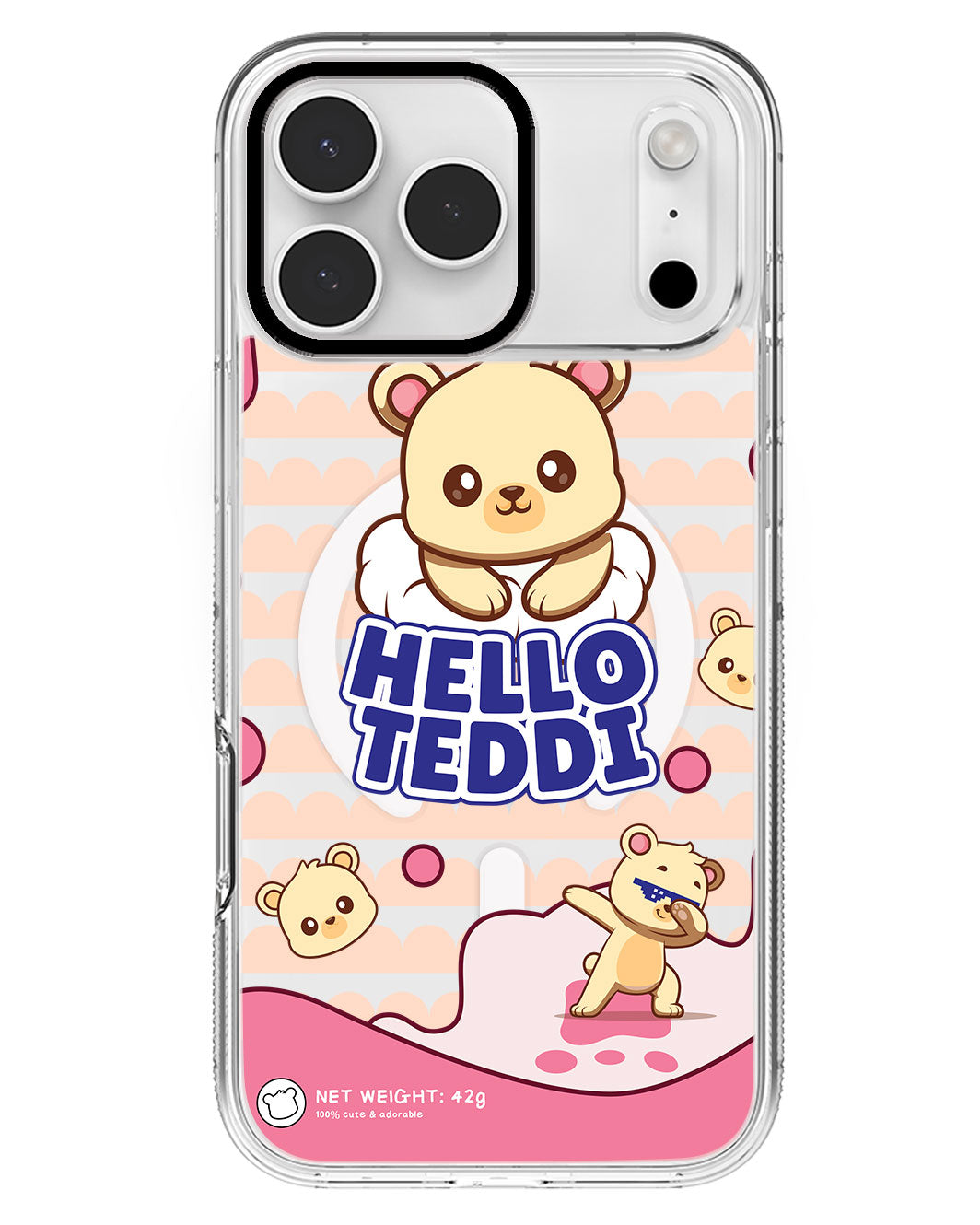 iPhone Rearguard MagSwap - Hello Teddy 2.0