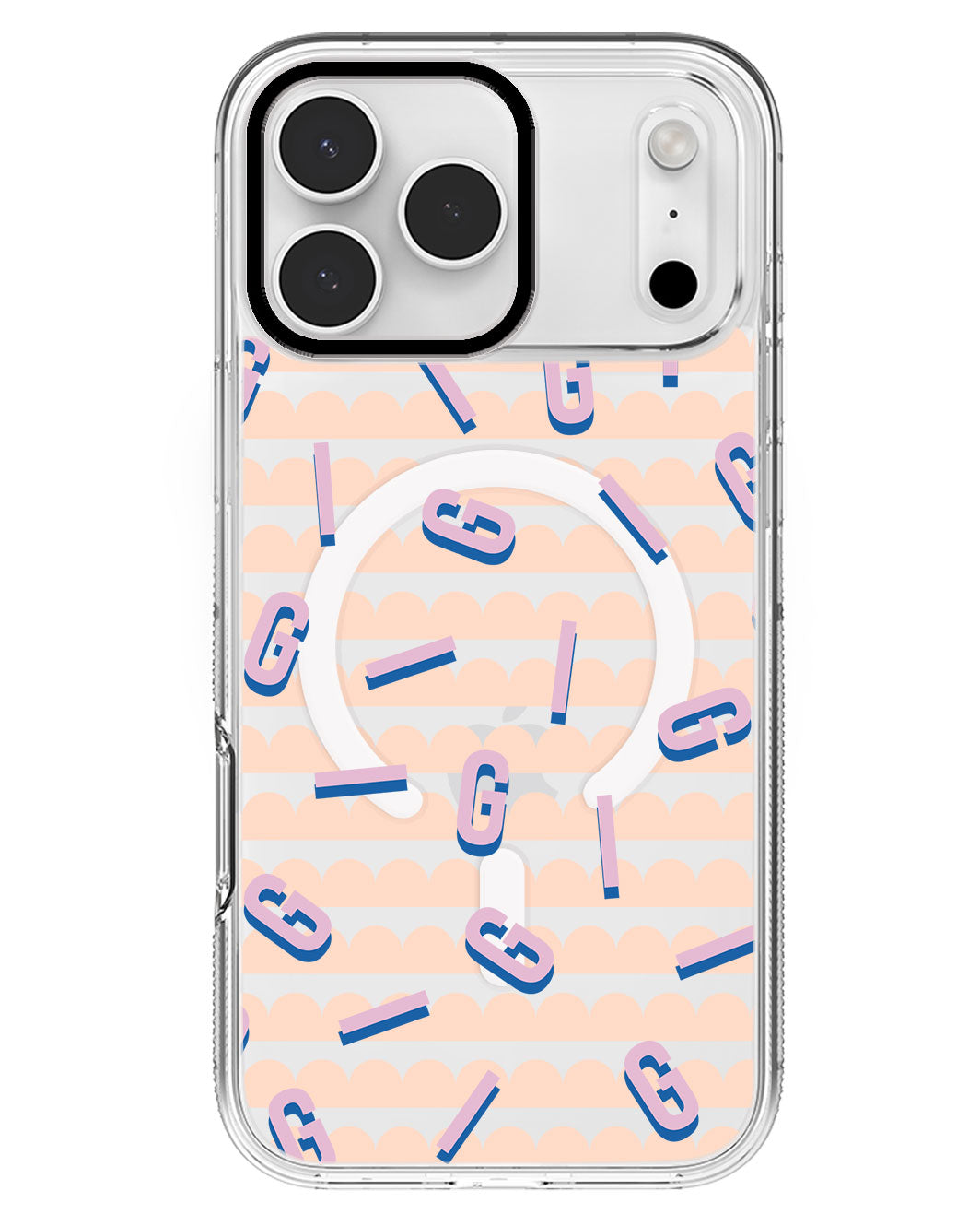 iPhone Rearguard MagSwap - CUSTOM MONOGRAM 1.0 Cotton Candy
