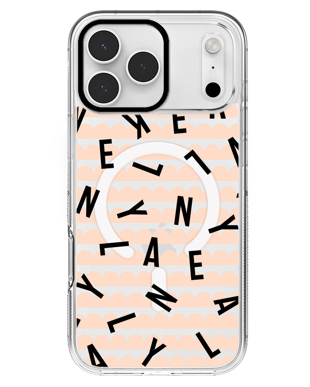 iPhone Rearguard MagSwap - CUSTOM MONOGRAM 2.0 Noir