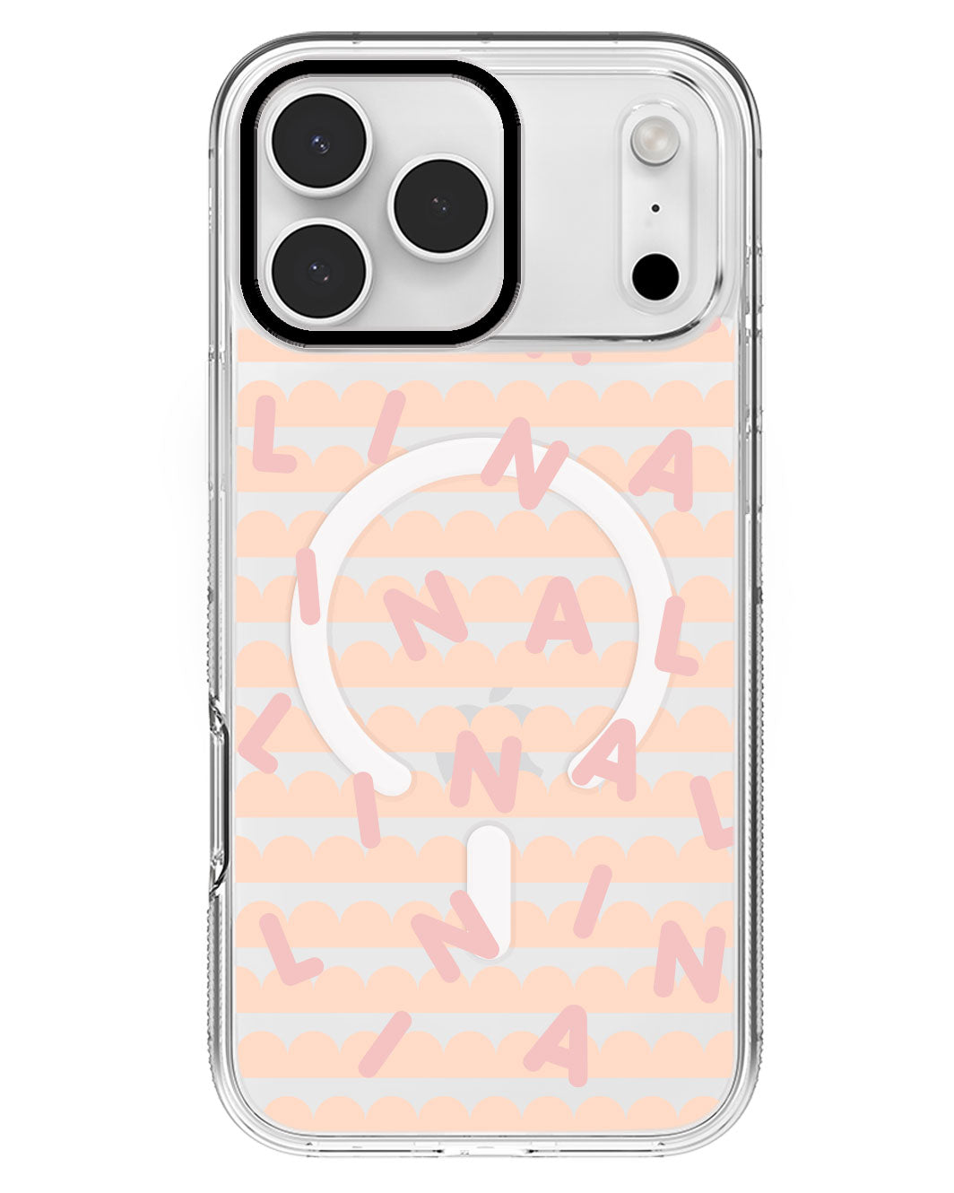 iPhone Rearguard MagSwap - CUSTOM MONOGRAM 2.0 Rosewater