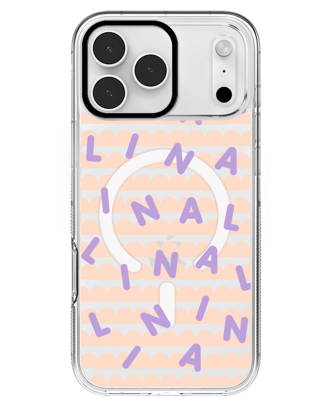 iPhone Rearguard MagSwap - CUSTOM MONOGRAM 2.0 Lilac