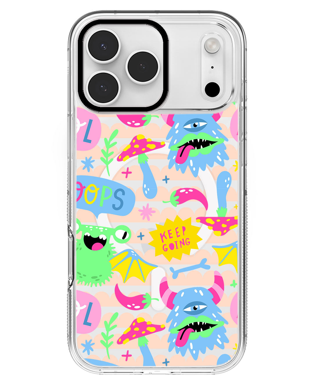 iPhone Rearguard MagSwap - Monster Say Keep Going