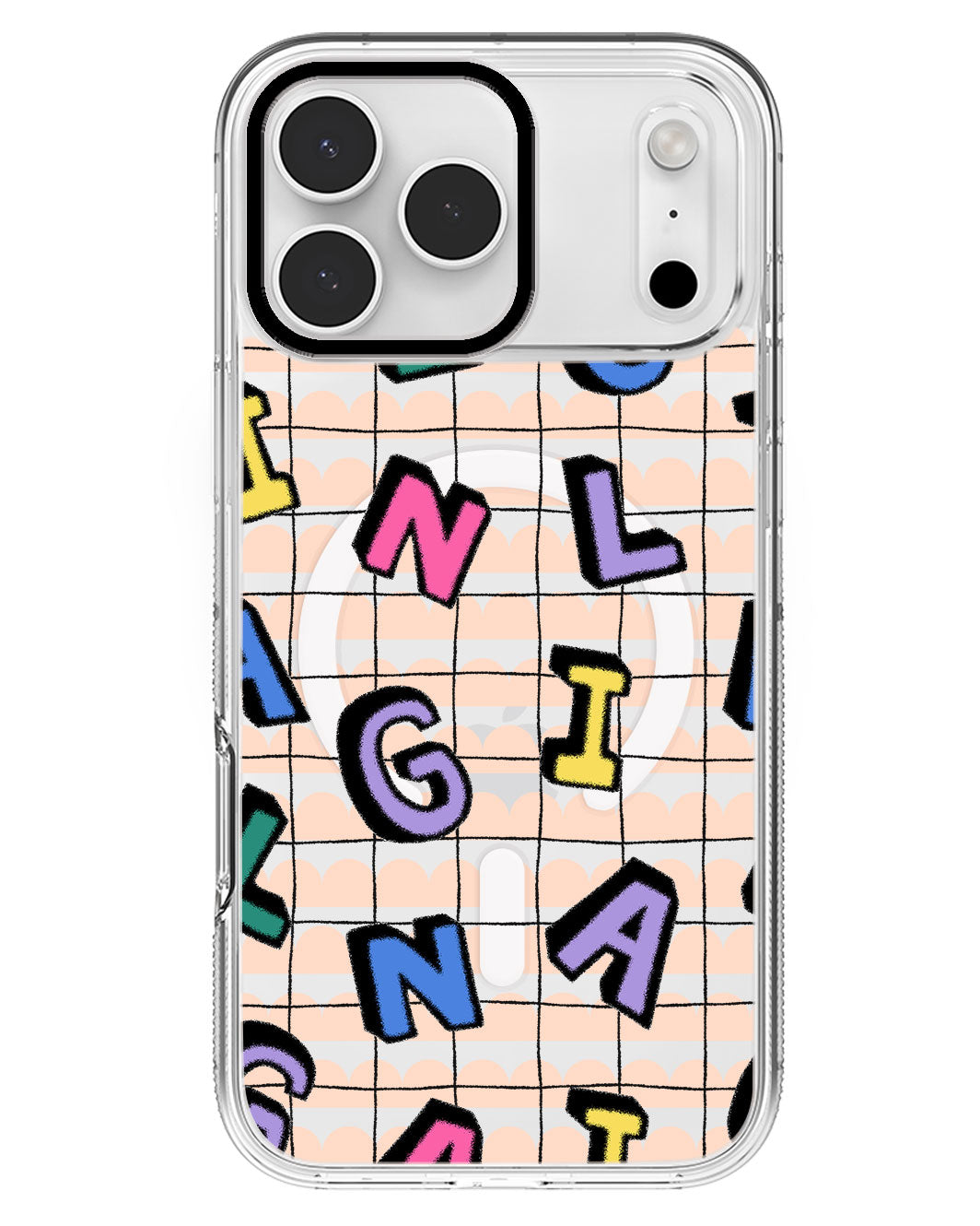 iPhone Rearguard MagSwap - Playful Monogram 2.0