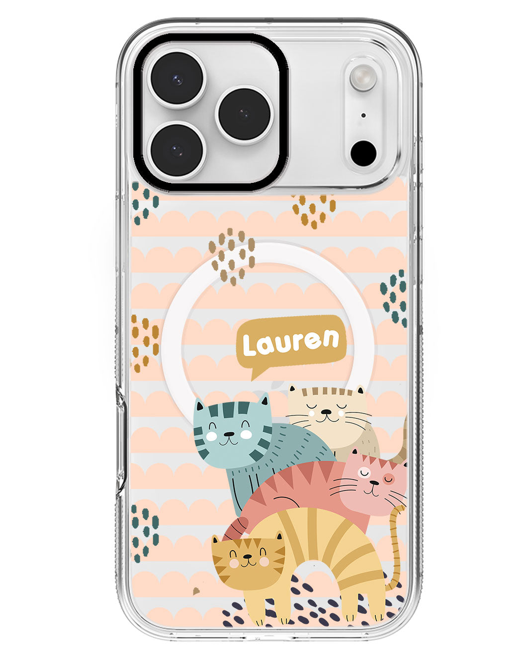 iPhone Rearguard MagSwap - Rainbow Meow 2.0