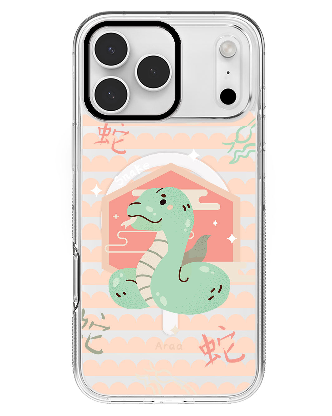 iPhone Rearguard MagSwap - Snake (Chinese Zodiac / Shio)