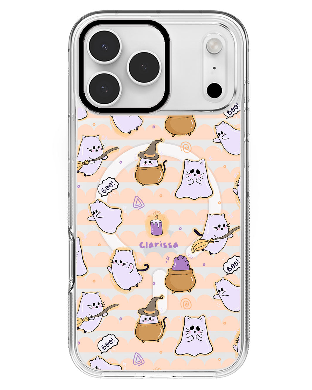 iPhone Rearguard MagSwap - Spooky Cat