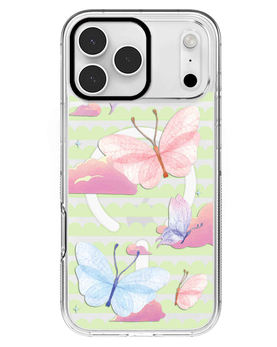 iPhone Rearguard MagSwap - Butterfly & Clouds