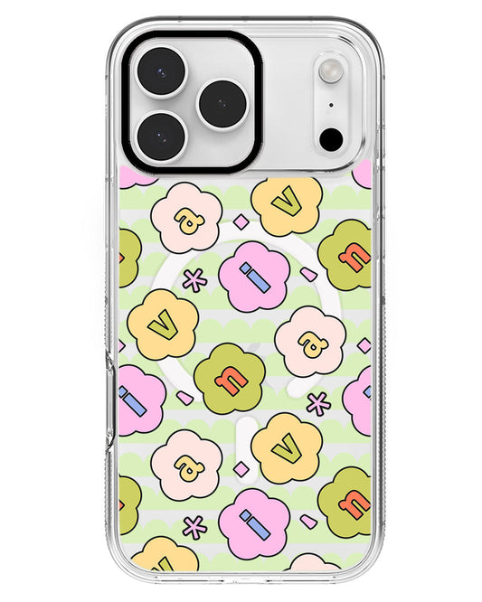 iPhone Rearguard MagSwap - CUSTOM MONOGRAM 3.0 Flower Petals 1.0