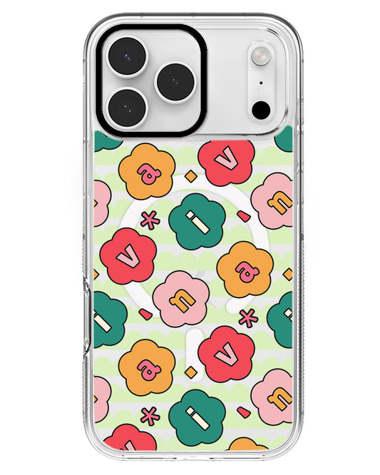 iPhone Rearguard MagSwap - CUSTOM MONOGRAM 3.0 Flower Petals 3.0