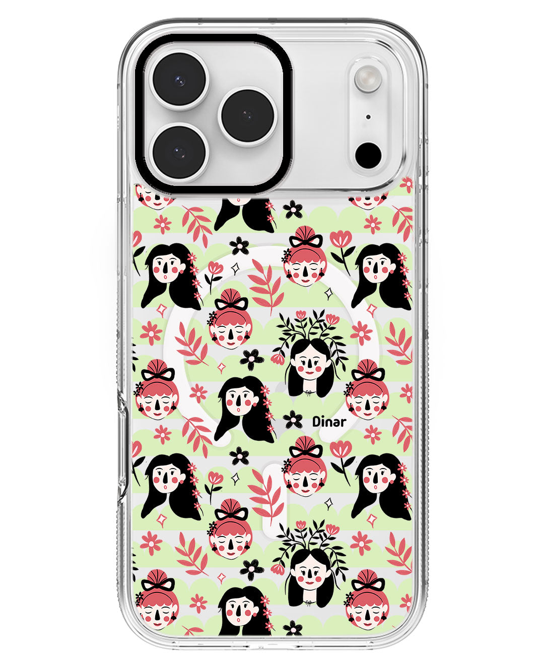 iPhone Rearguard MagSwap - Flowery Faces