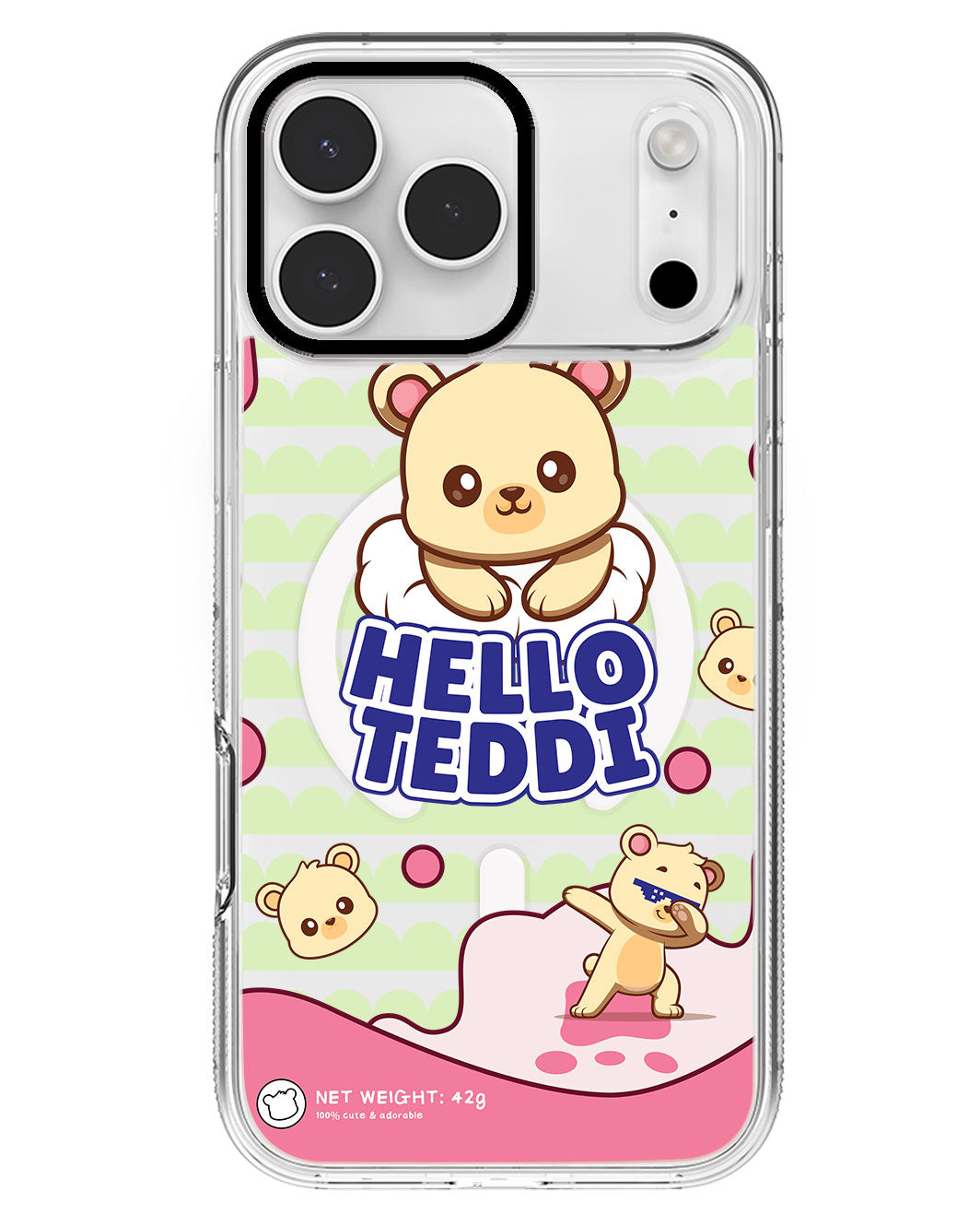 iPhone Rearguard MagSwap - Hello Teddy 2.0