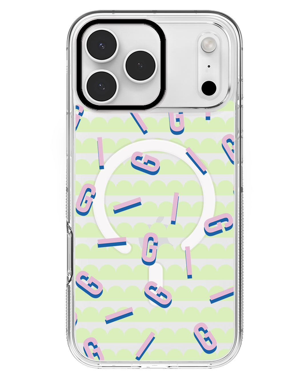 iPhone Rearguard MagSwap - CUSTOM MONOGRAM 1.0 Cotton Candy