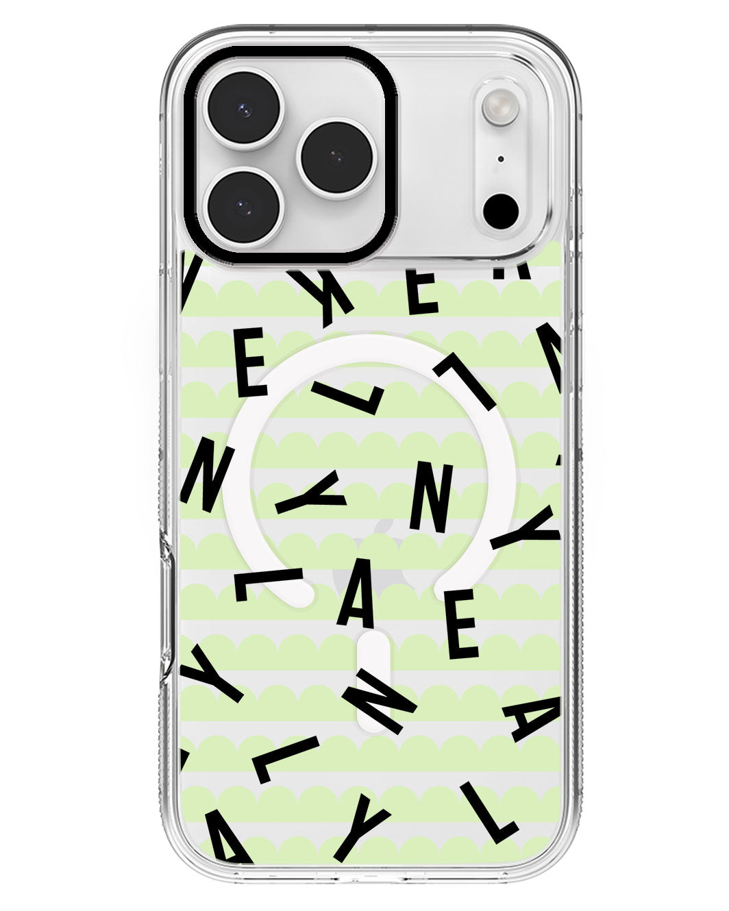 iPhone Rearguard MagSwap - CUSTOM MONOGRAM 2.0 Noir