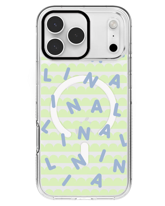 iPhone Rearguard MagSwap - CUSTOM MONOGRAM 2.0 Blue