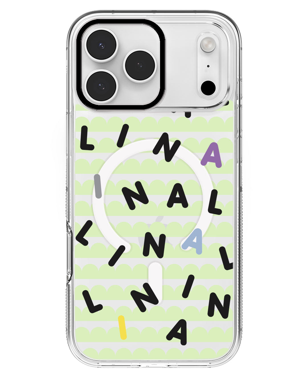 iPhone Rearguard MagSwap - CUSTOM MONOGRAM 2.0 Black