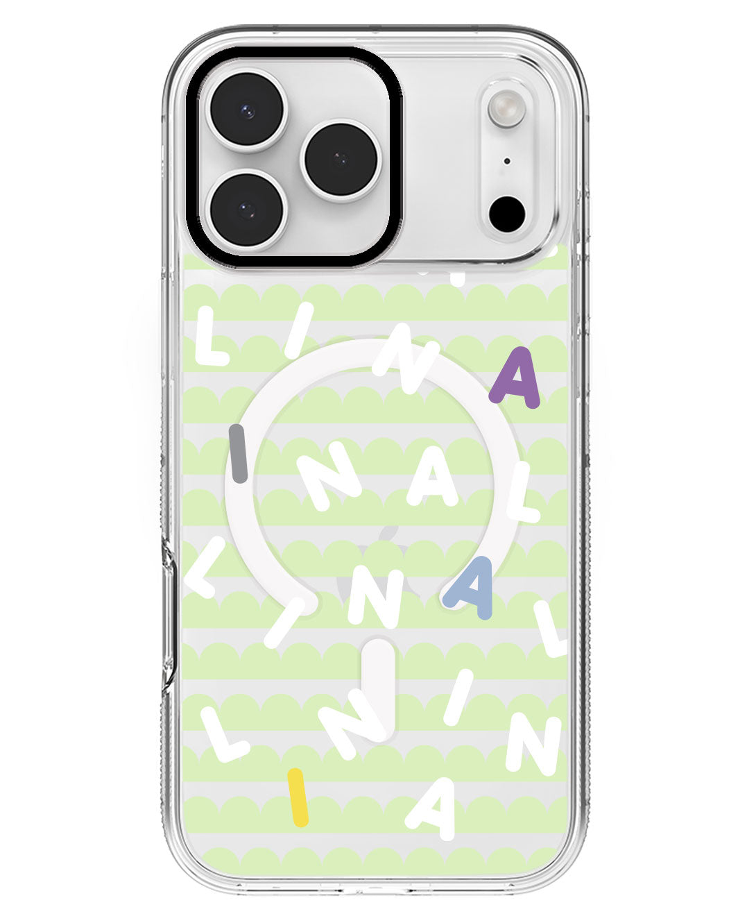 iPhone Rearguard MagSwap - CUSTOM MONOGRAM 2.0 White