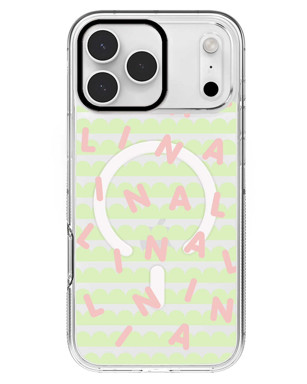 iPhone Rearguard MagSwap - CUSTOM MONOGRAM 2.0 Rosewater