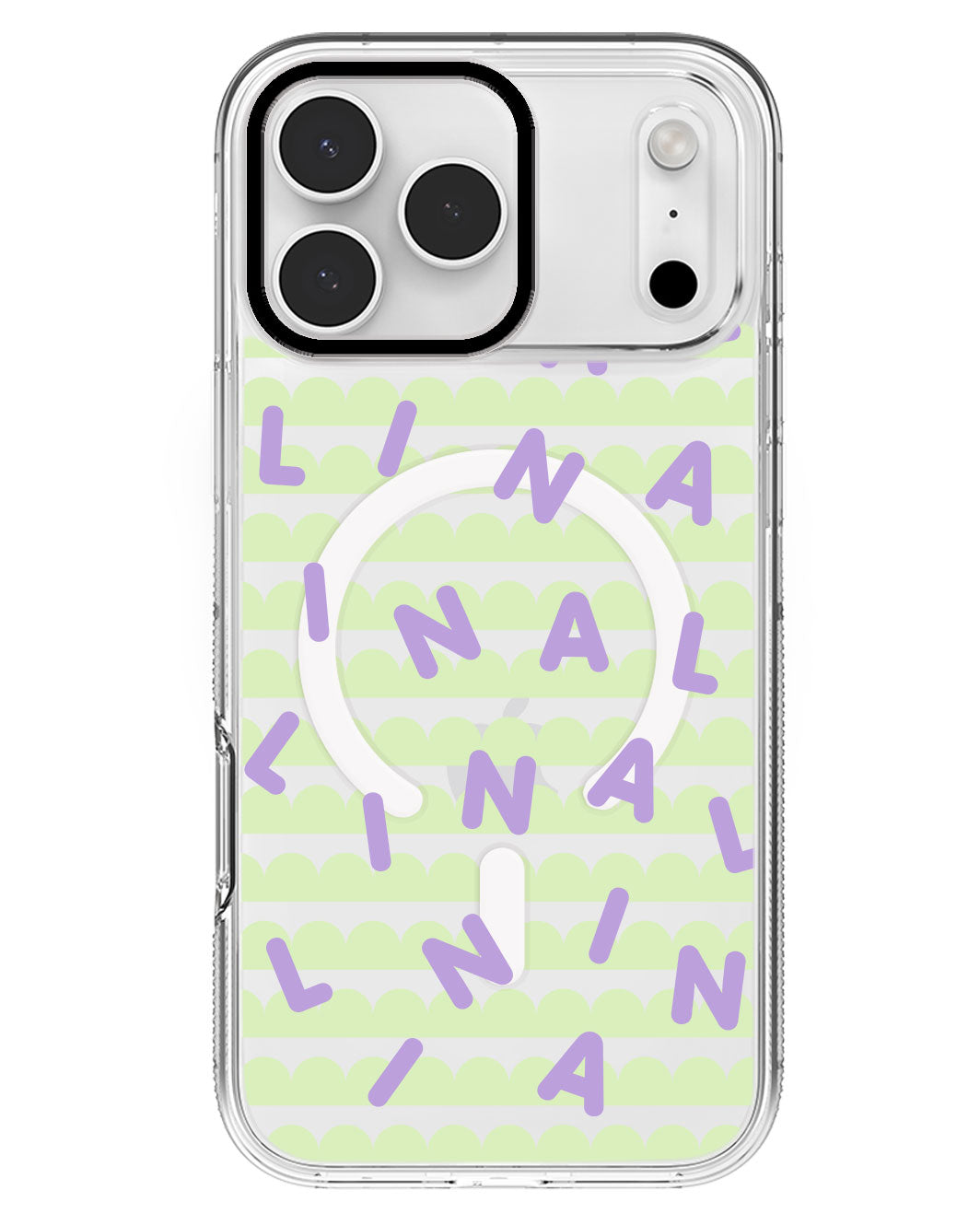 iPhone Rearguard MagSwap - CUSTOM MONOGRAM 2.0 Lilac