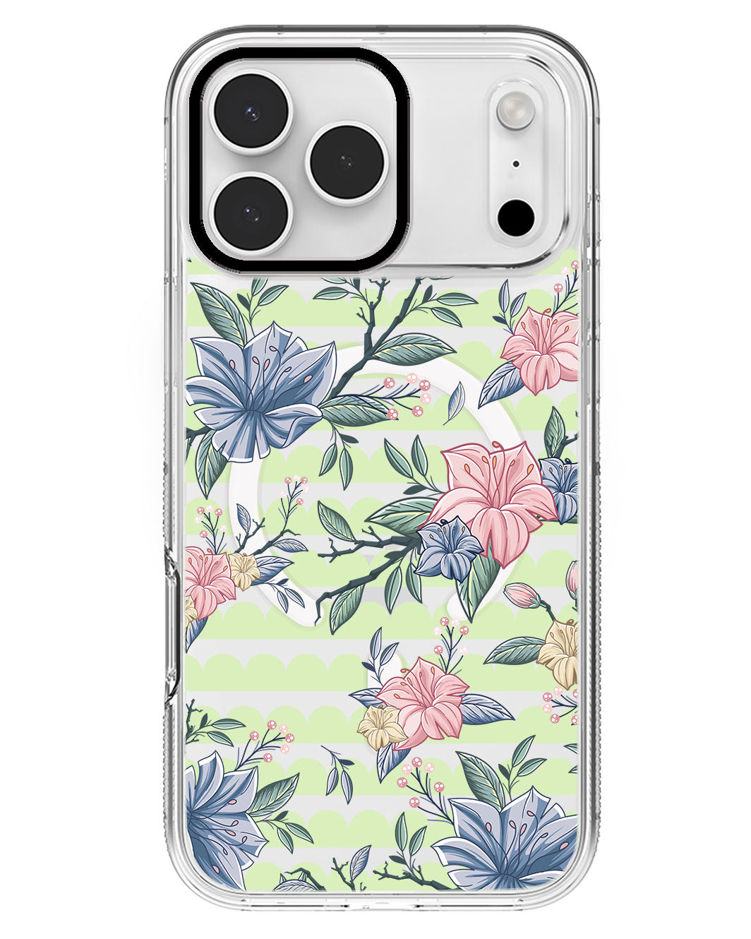 iPhone Rearguard MagSwap - Pink & Blue Floral