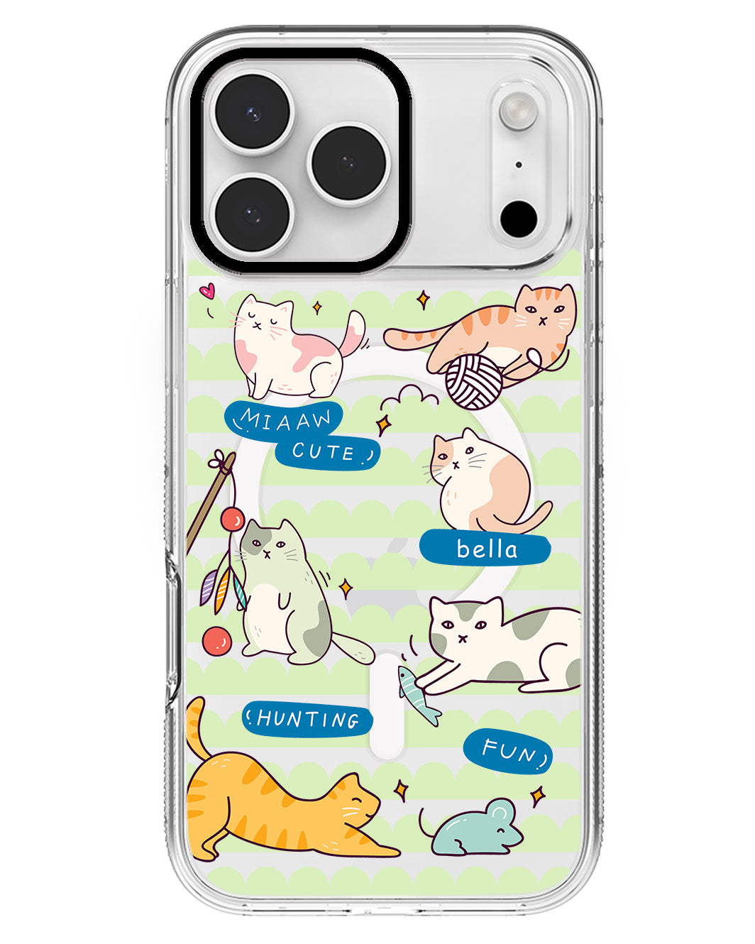 iPhone Rearguard MagSwap - Playful Cat 2.0