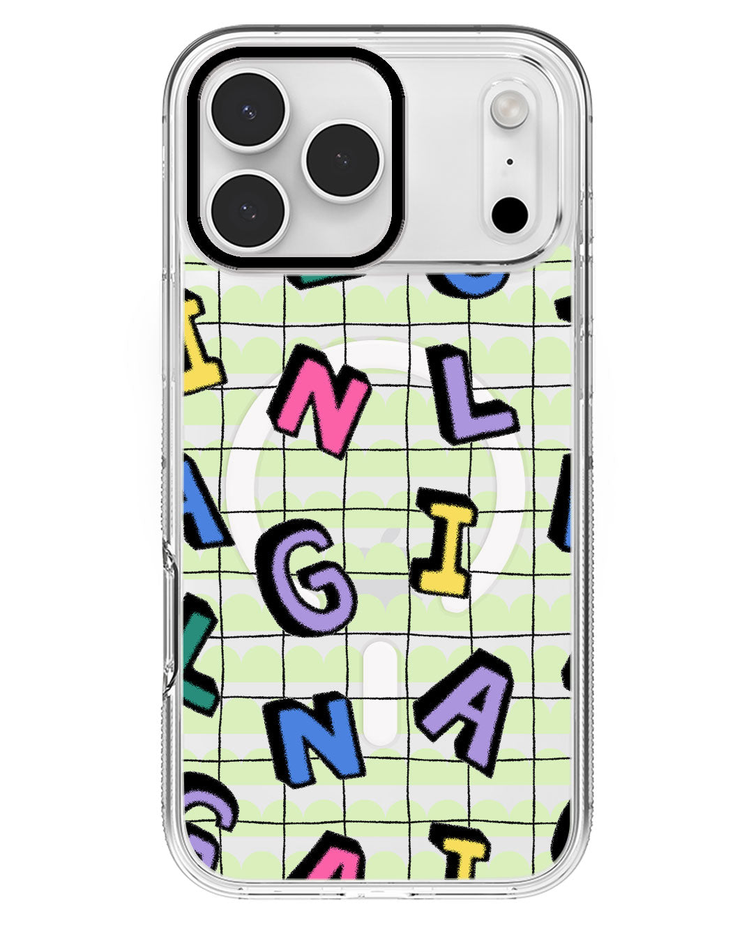 iPhone Rearguard MagSwap - Playful Monogram 2.0