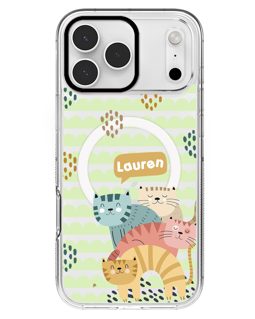 iPhone Rearguard MagSwap - Rainbow Meow 2.0