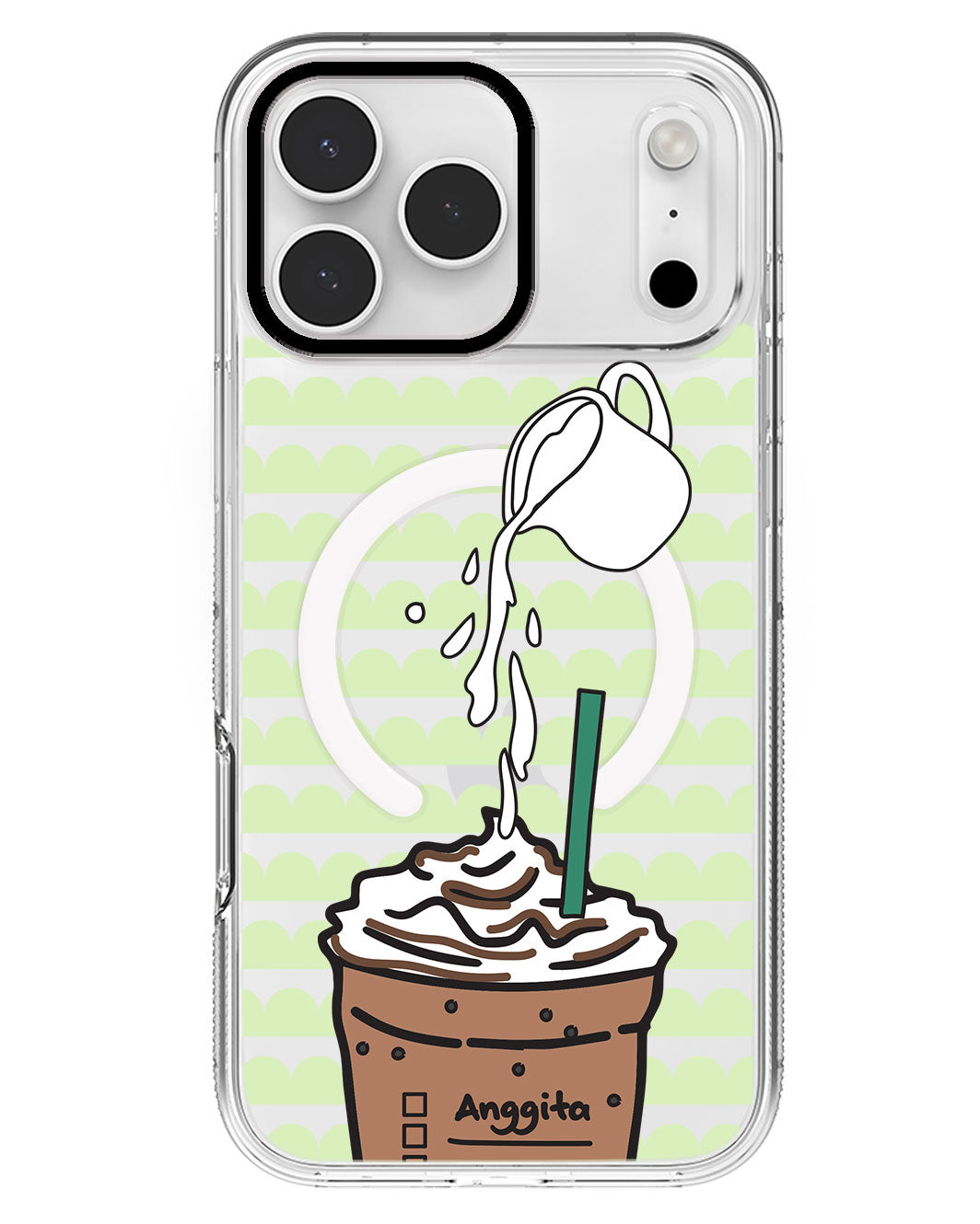 iPhone Rearguard MagSwap - Coffee Frappe