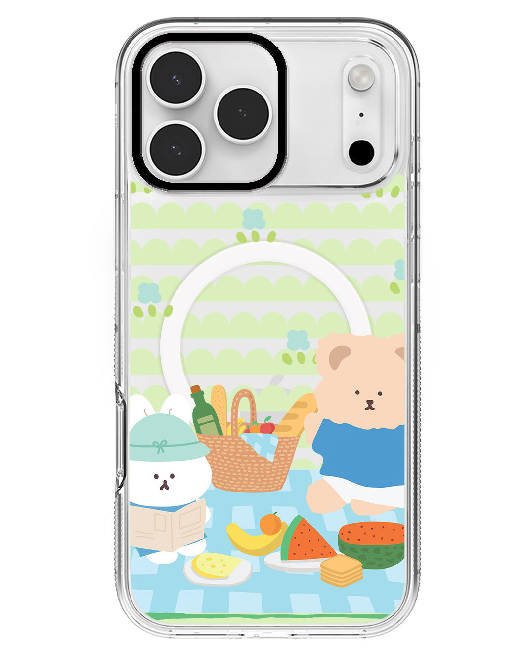iPhone Rearguard MagSwap - Picnic Bear Blue