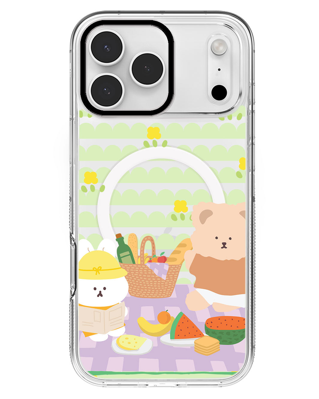 iPhone Rearguard MagSwap - Picnic Bear Lilac