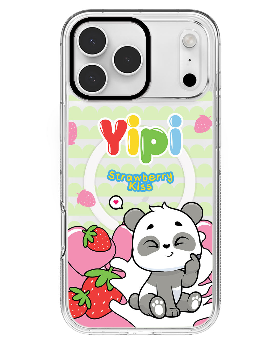 iPhone Rearguard MagSwap - Yipi Strawberry Kiss