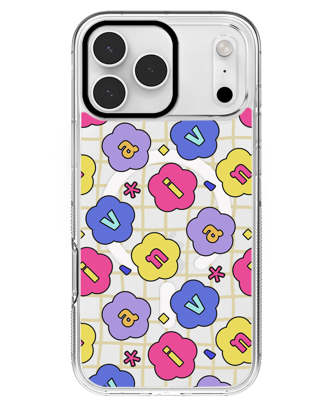 iPhone Rearguard MagSwap - CUSTOM MONOGRAM 3.0 Flower Petals 2.0