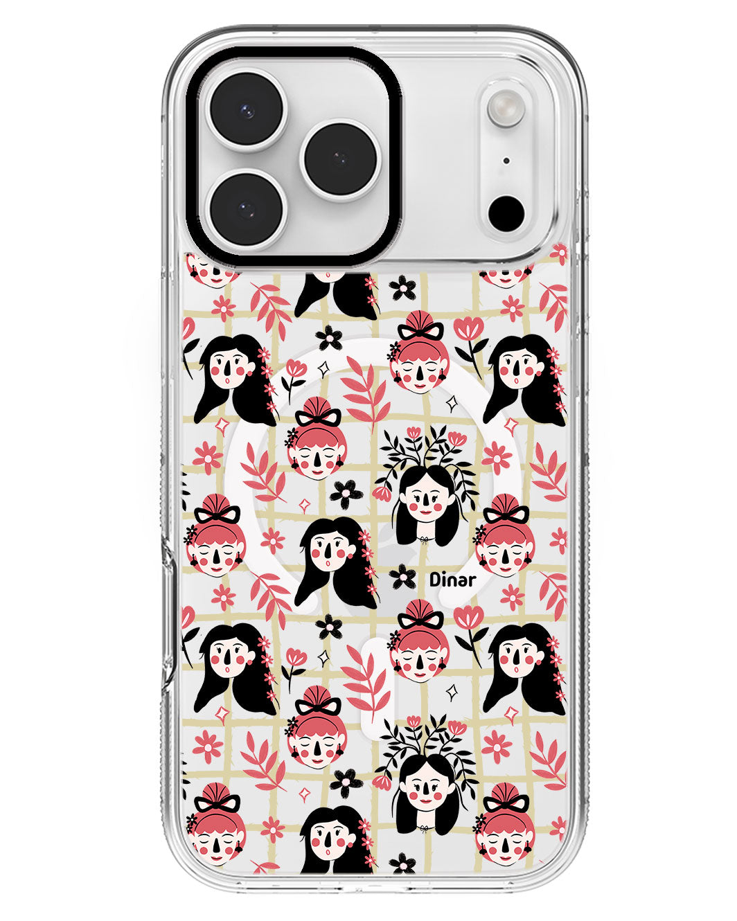 iPhone Rearguard MagSwap - Flowery Faces