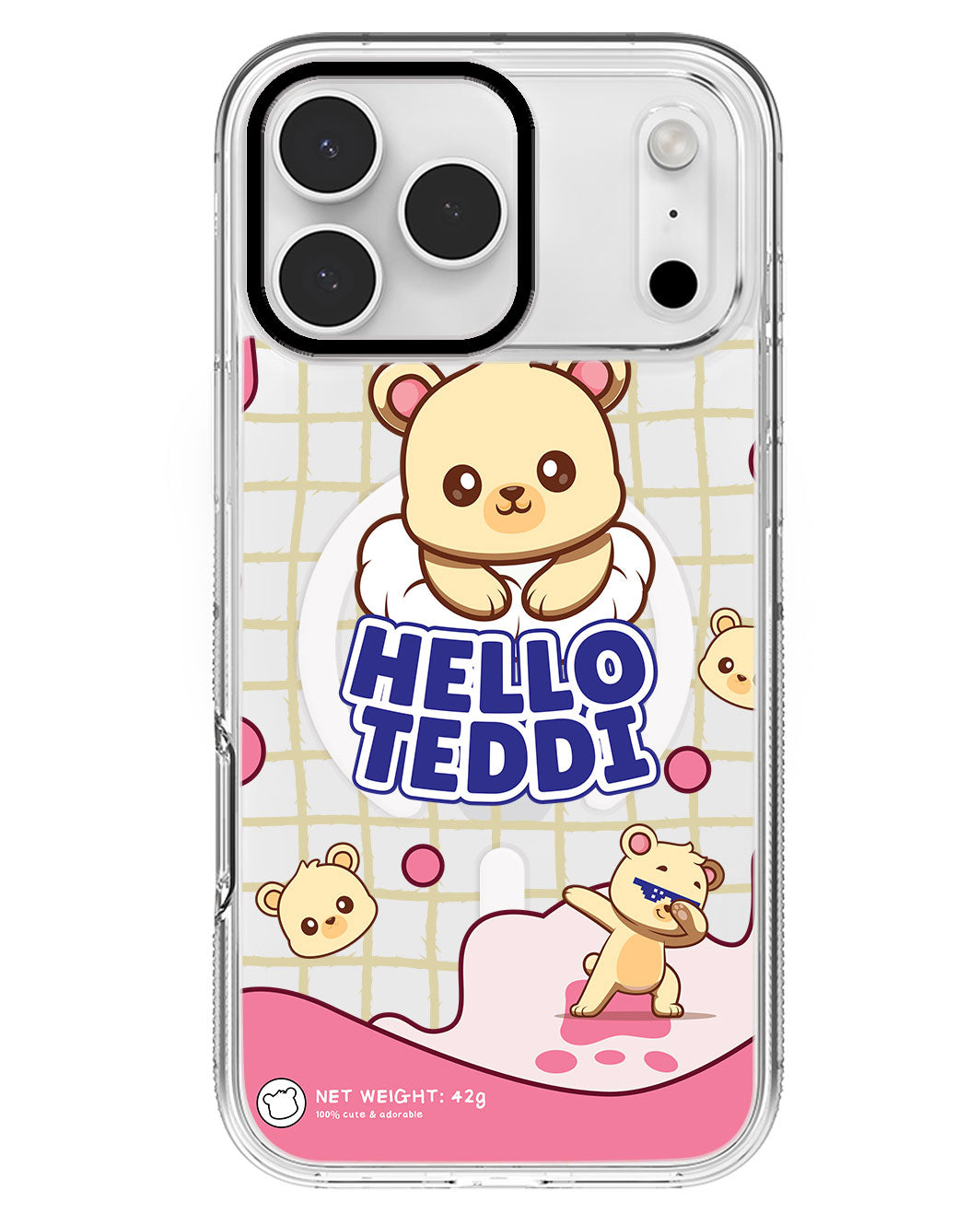 iPhone Rearguard MagSwap - Hello Teddy 2.0