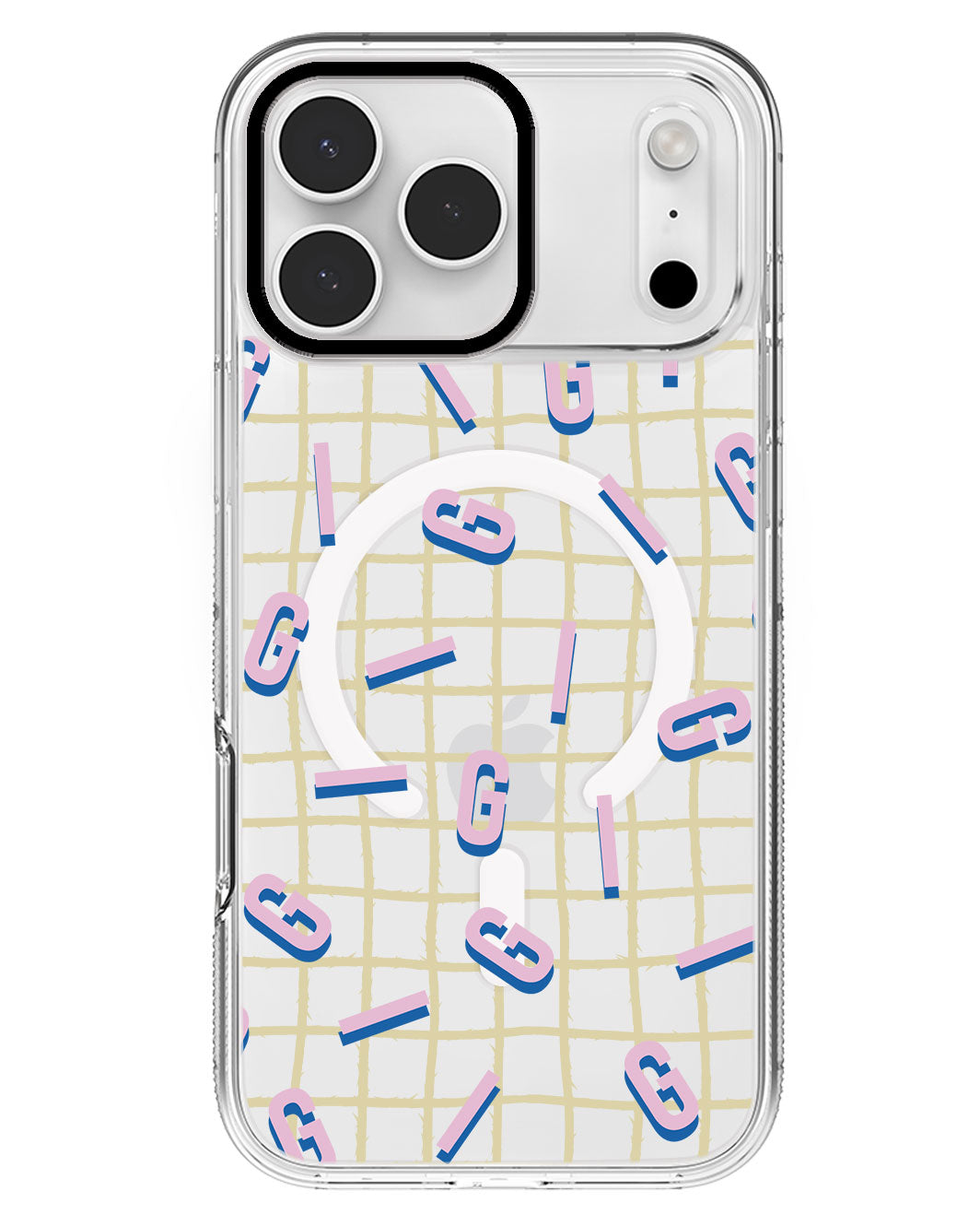iPhone Rearguard MagSwap - CUSTOM MONOGRAM 1.0 Cotton Candy