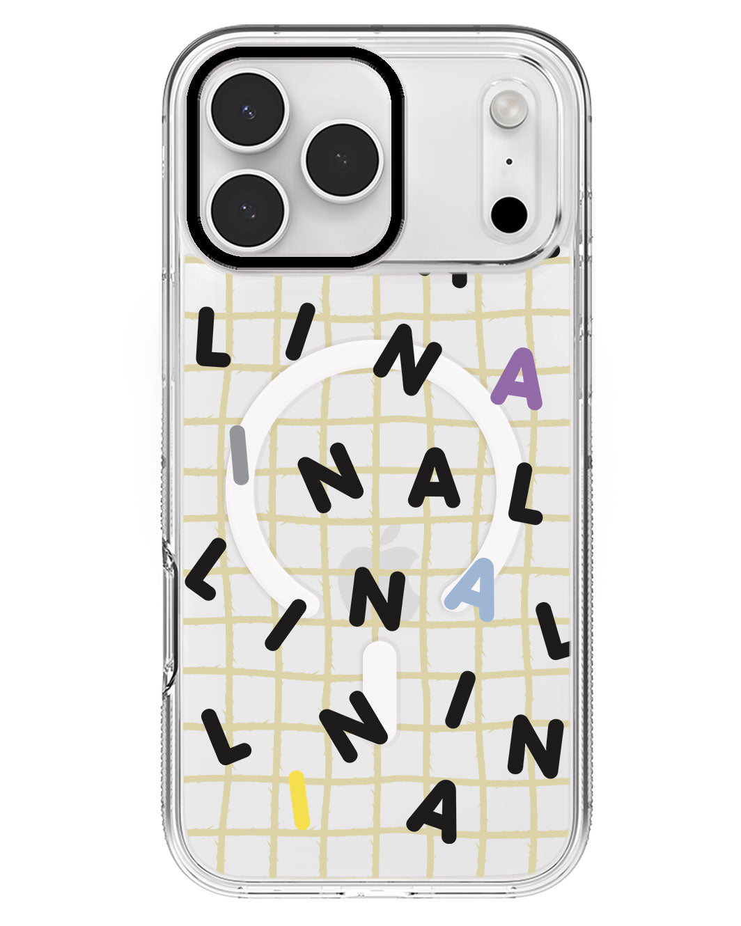 iPhone Rearguard MagSwap - CUSTOM MONOGRAM 2.0 Black