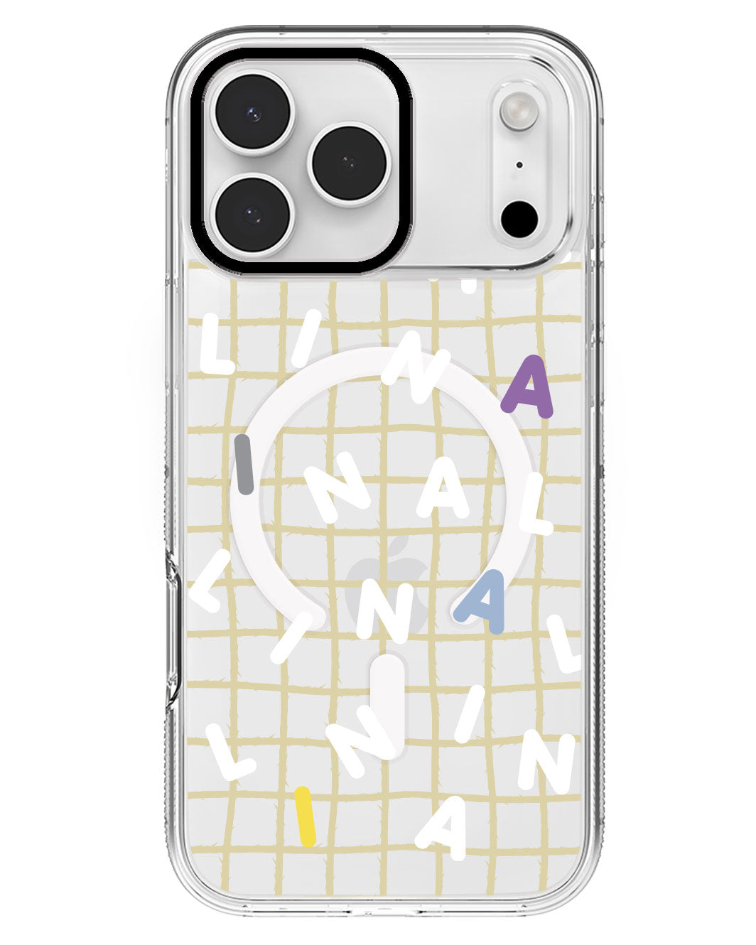 iPhone Rearguard MagSwap - CUSTOM MONOGRAM 2.0 White