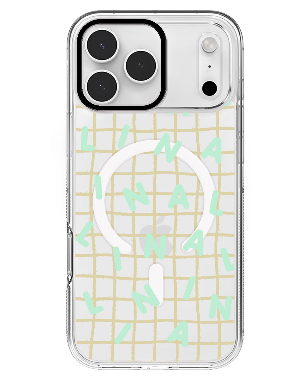 iPhone Rearguard MagSwap - CUSTOM MONOGRAM 2.0 Tosca