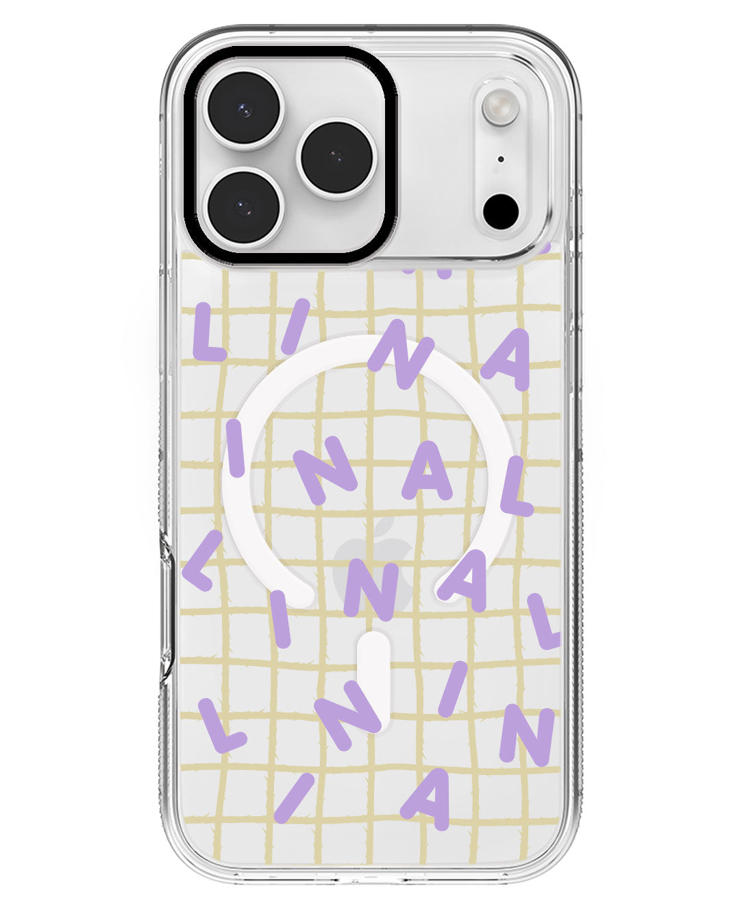 iPhone Rearguard MagSwap - CUSTOM MONOGRAM 2.0 Lilac