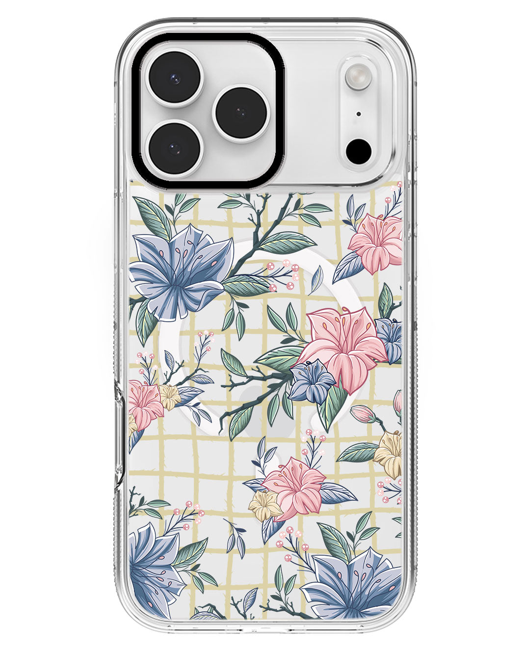 iPhone Rearguard MagSwap - Pink & Blue Floral