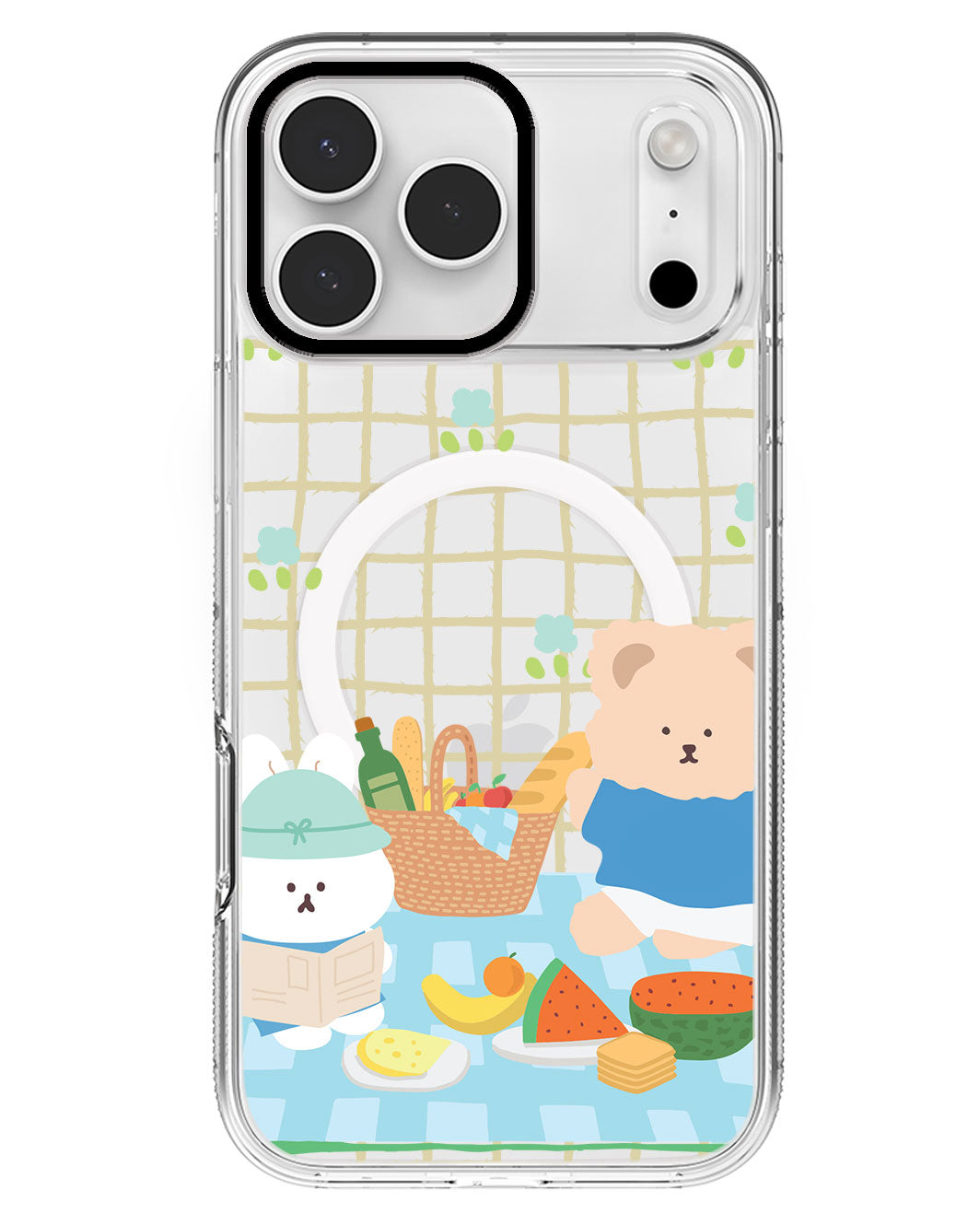 iPhone Rearguard MagSwap - Picnic Bear Blue