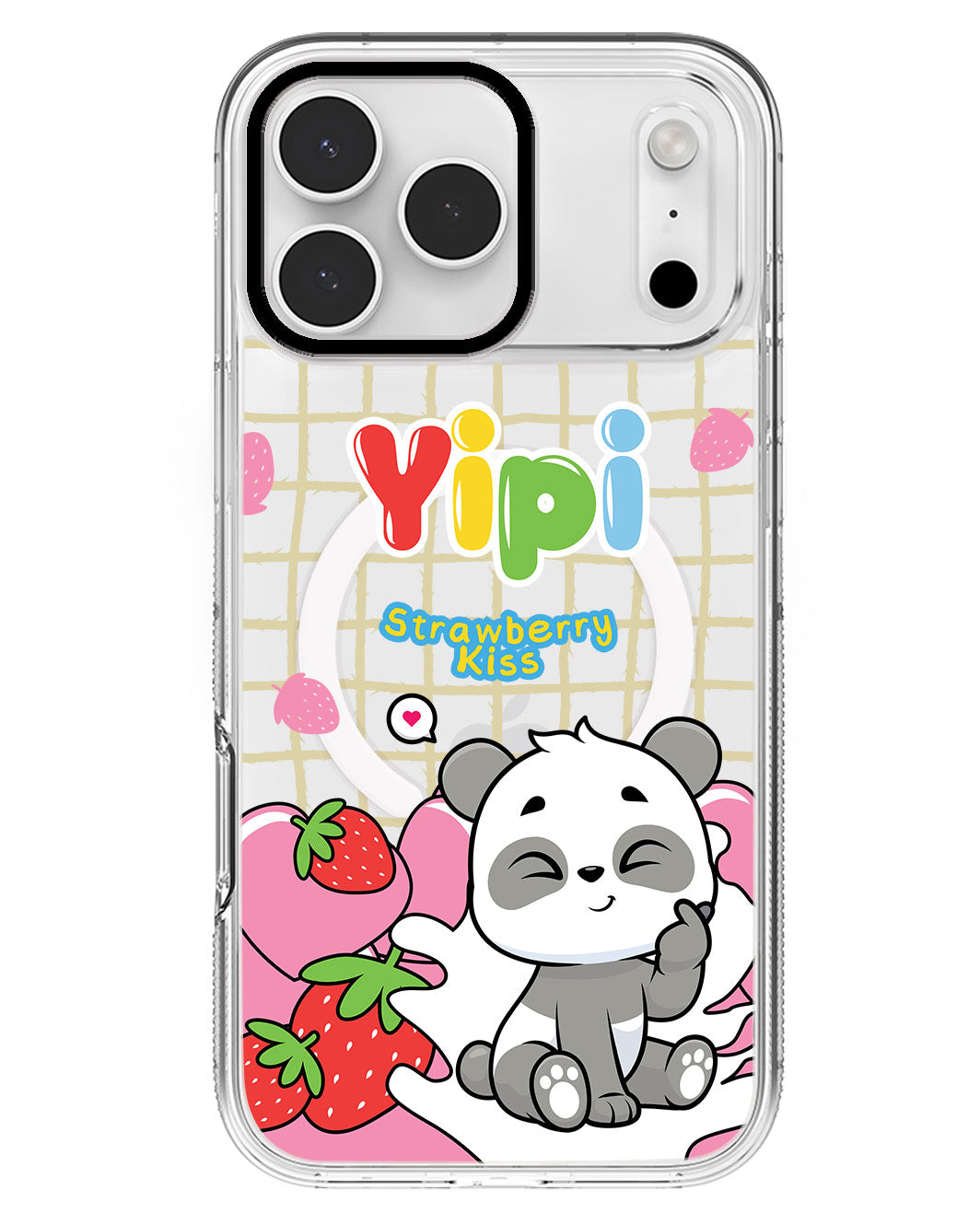 iPhone Rearguard MagSwap - Yipi Strawberry Kiss