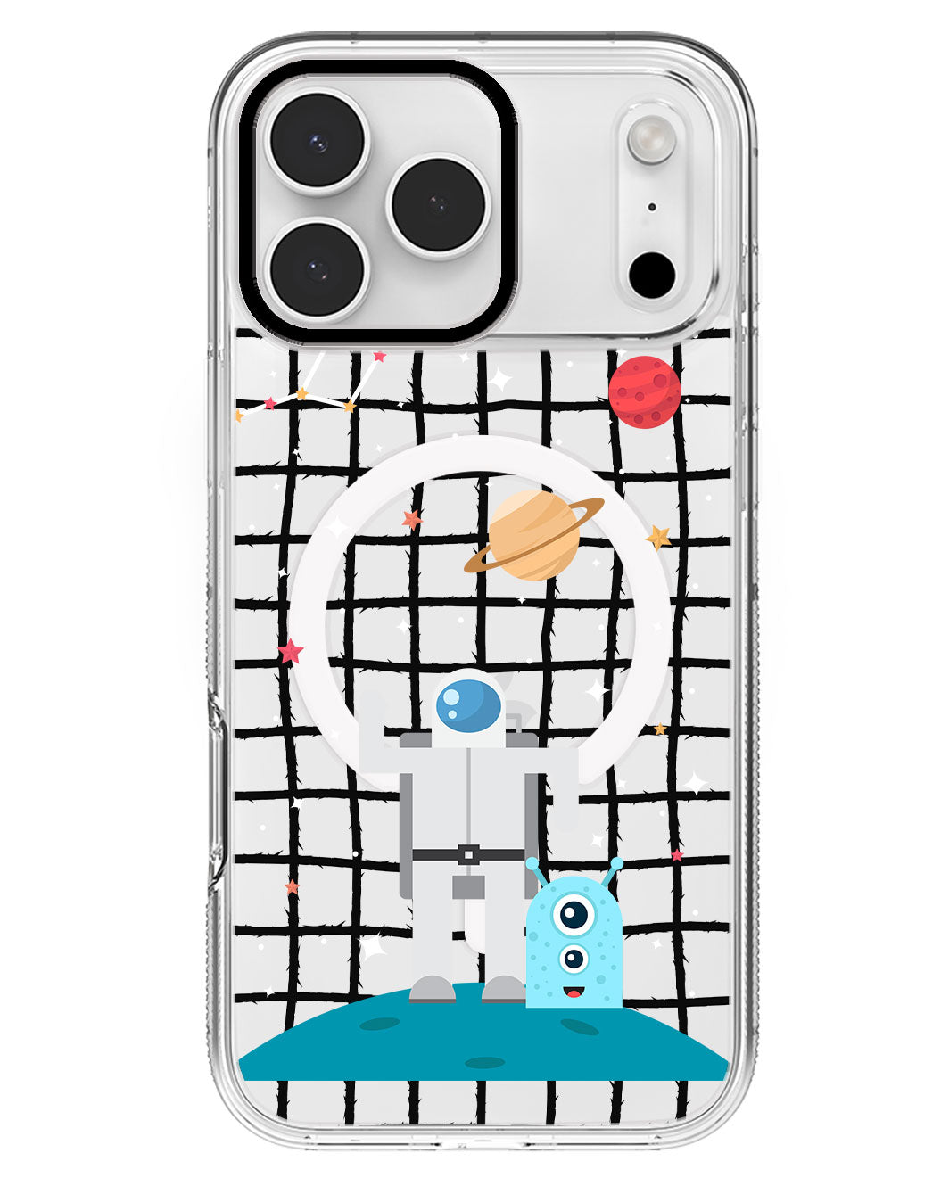 iPhone Rearguard MagSwap - Blue Alien