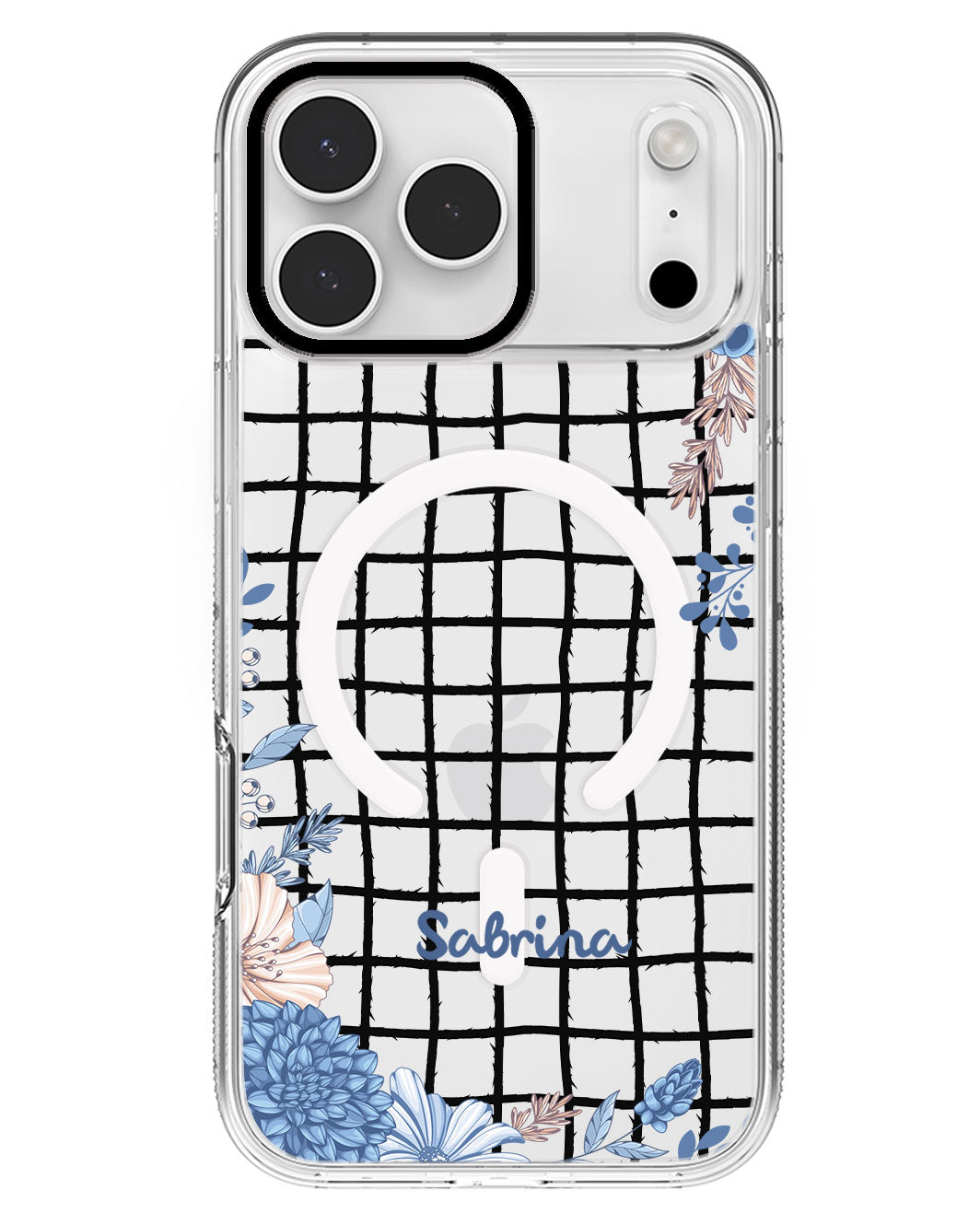 iPhone Rearguard MagSwap - Blue Florals