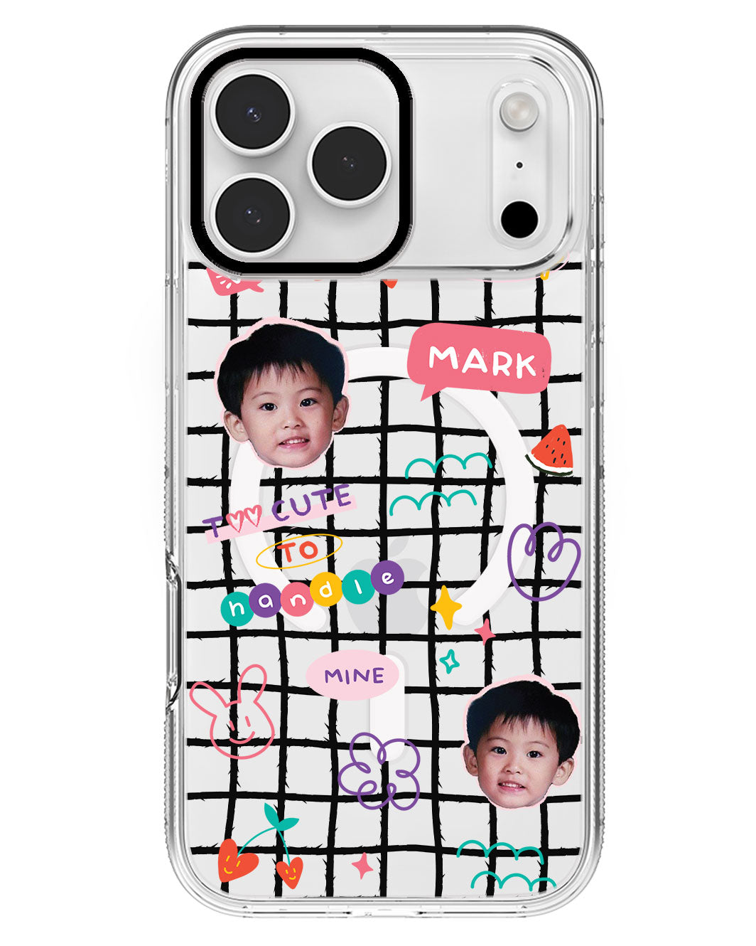 iPhone Rearguard MagSwap - Face Grid