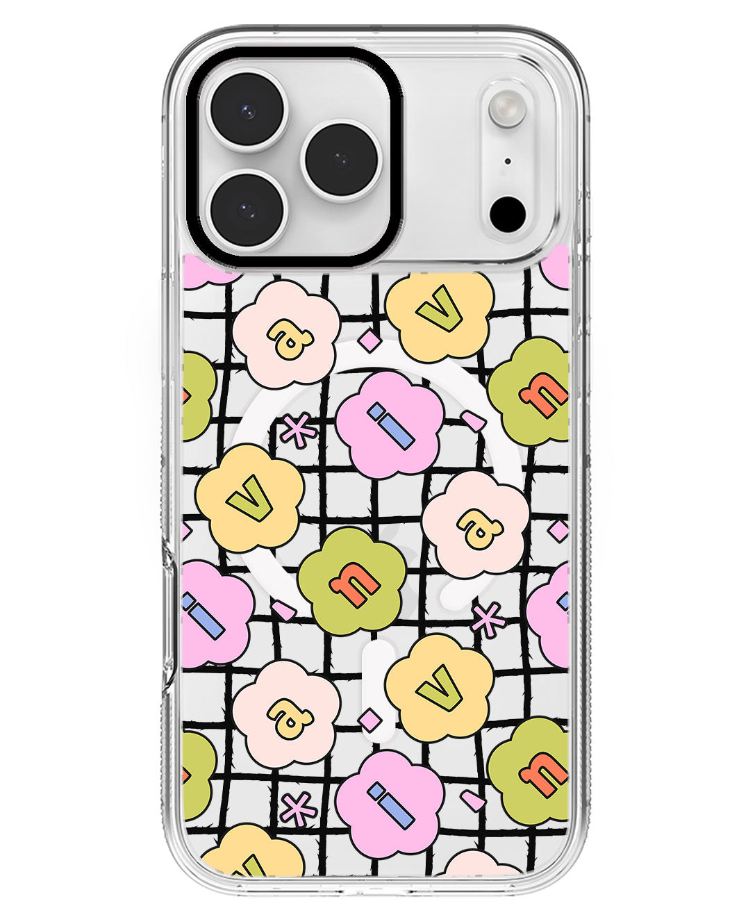 iPhone Rearguard MagSwap - CUSTOM MONOGRAM 3.0 Flower Petals 1.0